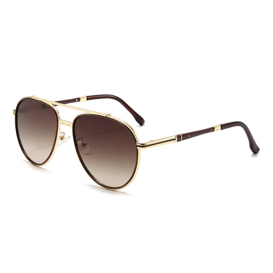 Dollger Thin aviator tinted sunglasses
